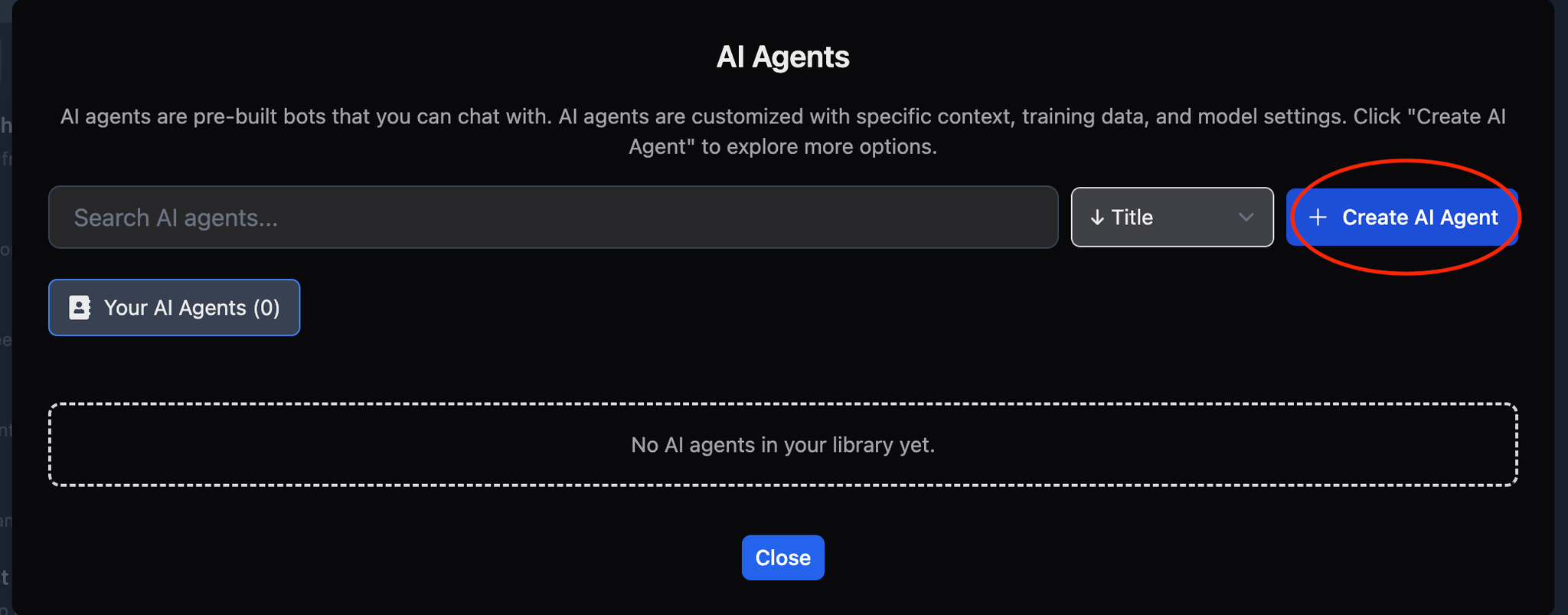 Create AI Agent